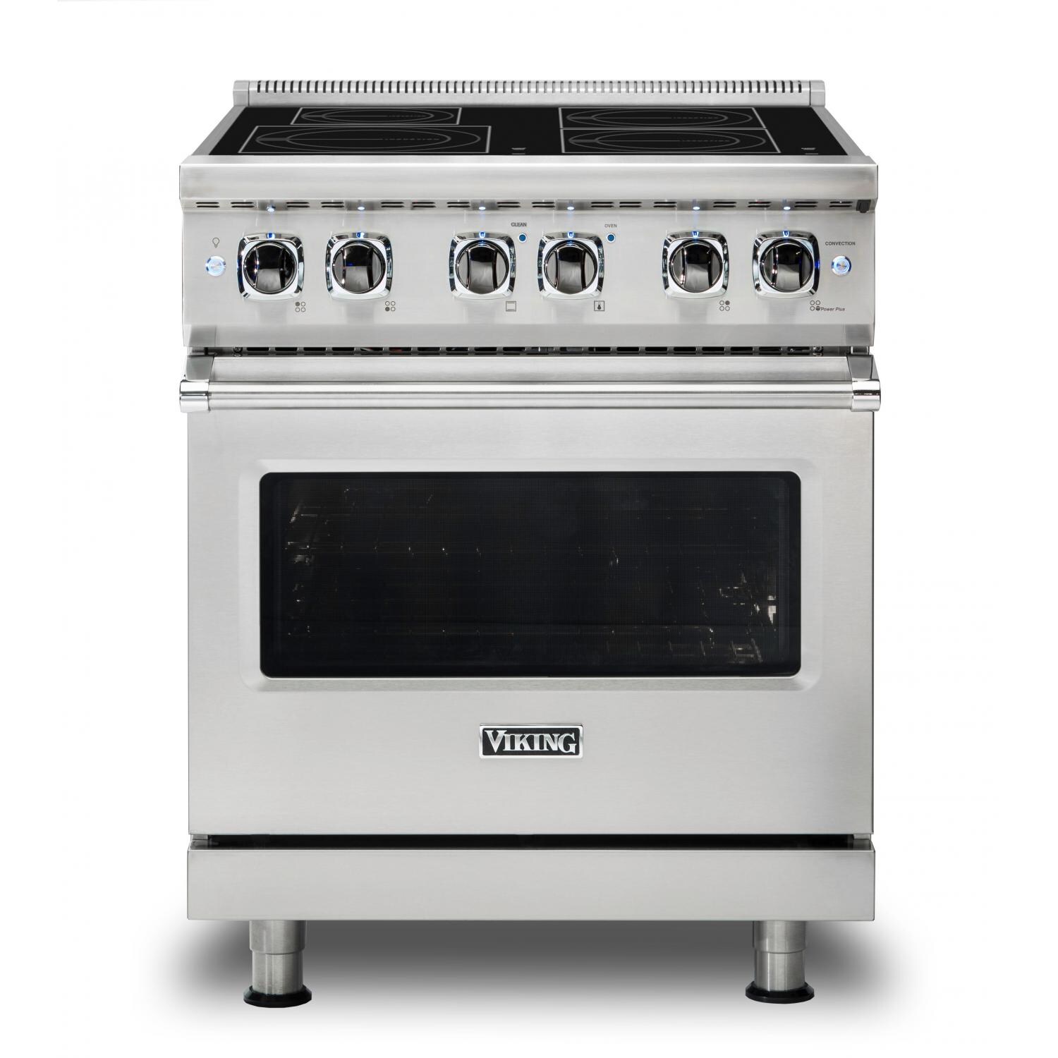 Viking Professional 5 Series 30-Inch 4-Burner Self-Cleaning Induction Range - Stainless Steel - VIR5304BSS