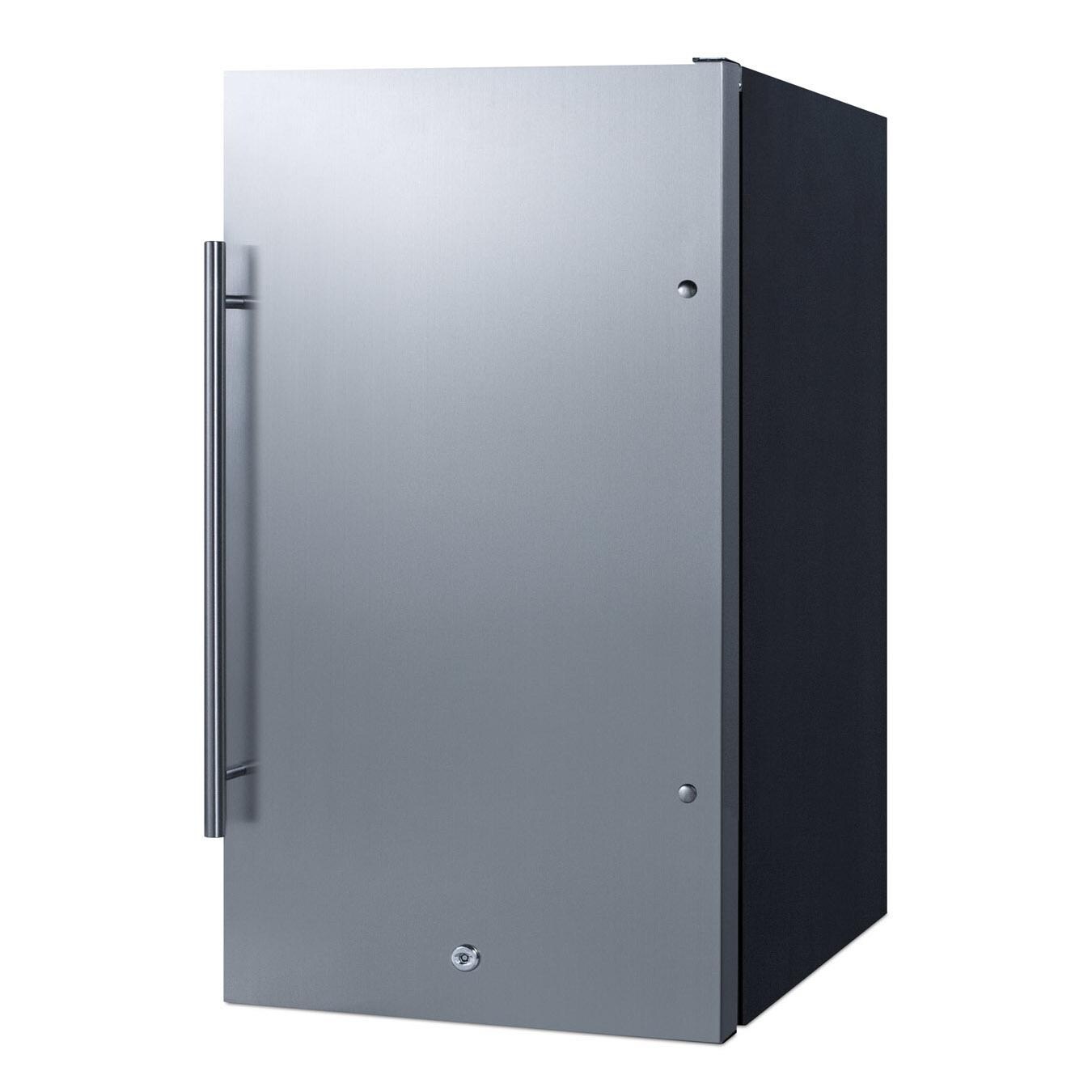 Summit SPR196OS Commercial 19-Inch 3.1 Cu. Ft. Shallow Depth Outdoor Rated Refrigerator - Angled thumbnail