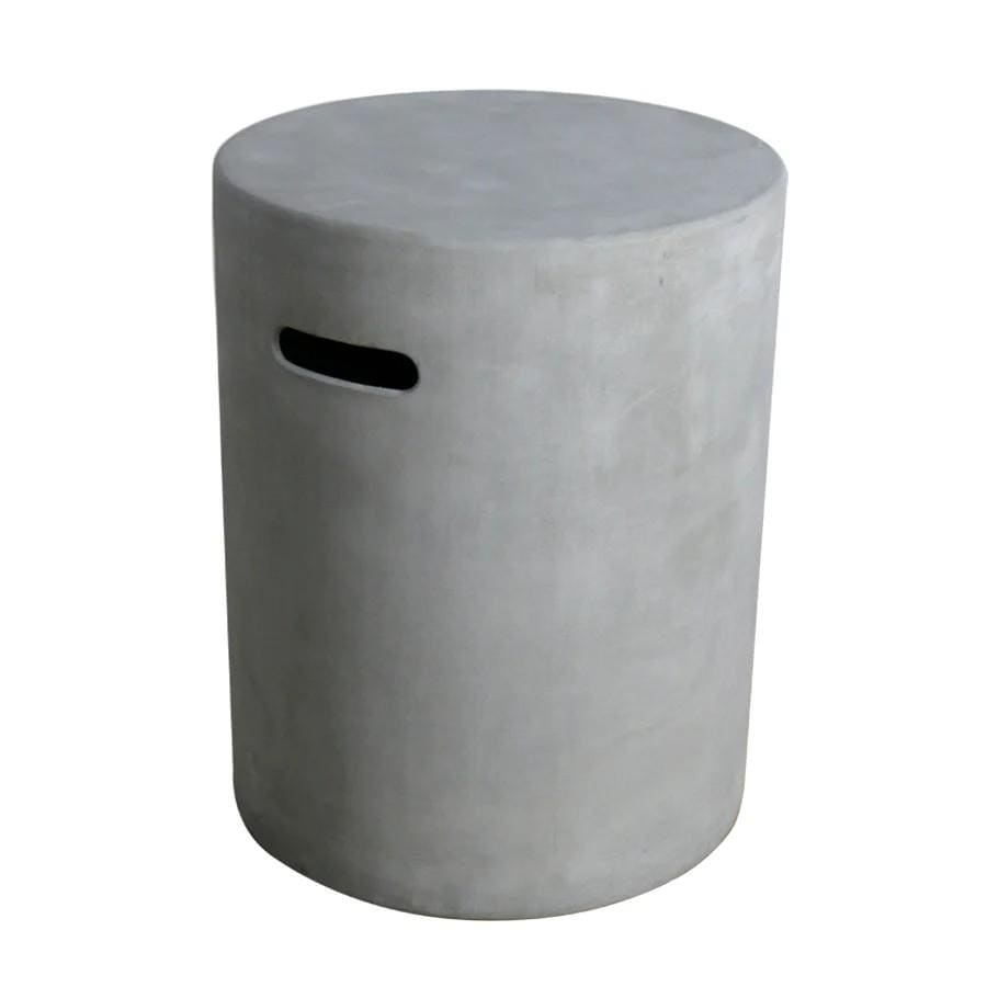 Elementi Round Propane Tank Cover in Dark Gray