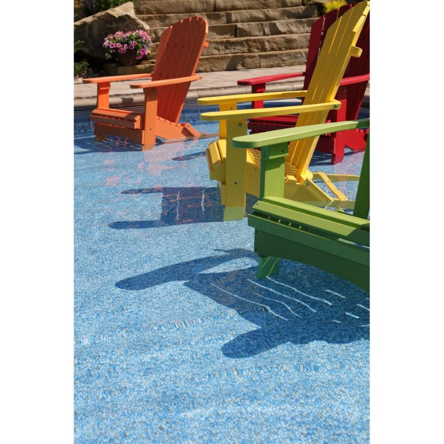 Berlin Gardens Comfo Back Folding Adirondack Chair - Smoke Gray - 3 Chairs in Different Colors Shown In Pool thumbnail