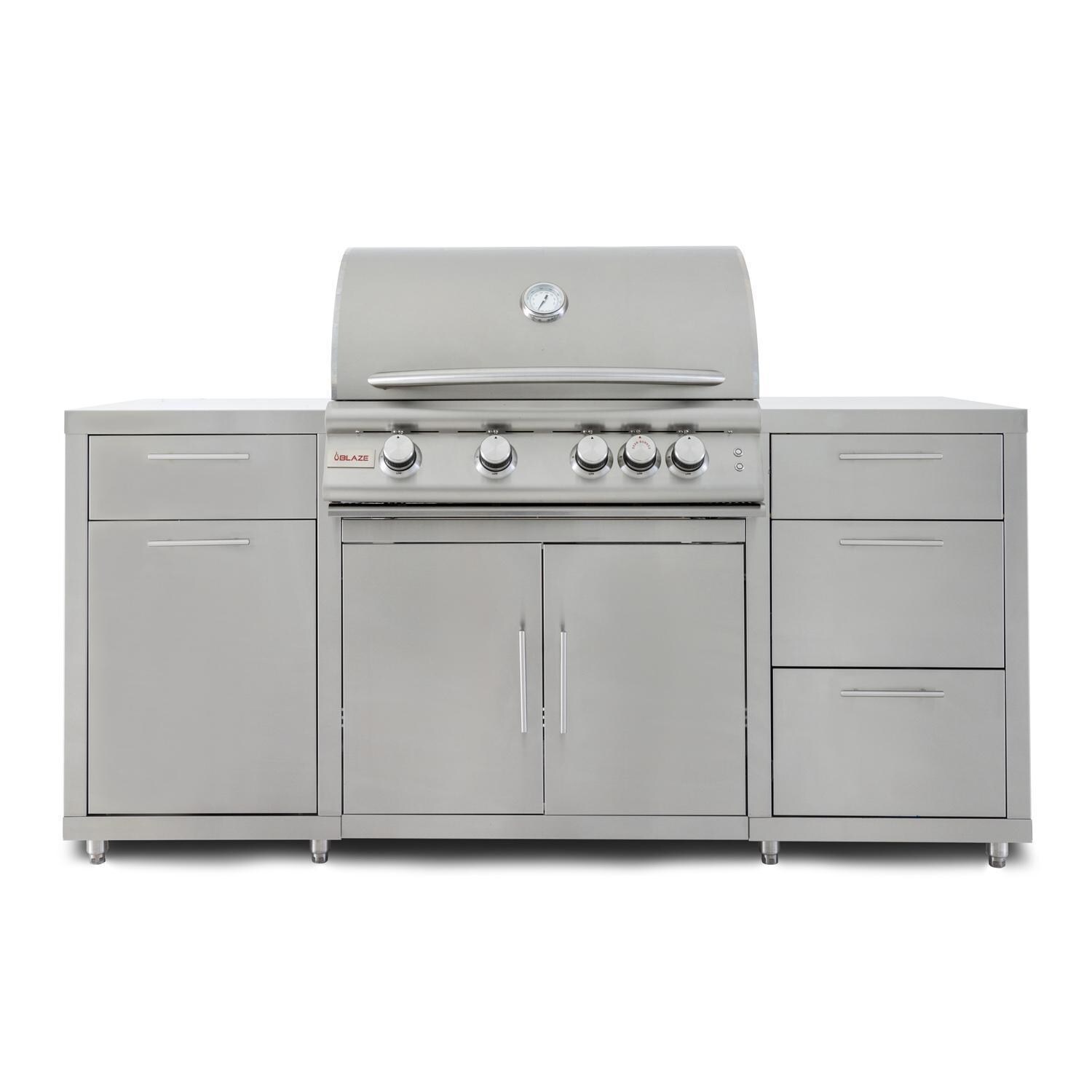 Blaze 32-in Natural Gas Grill Center - White Background thumbnail