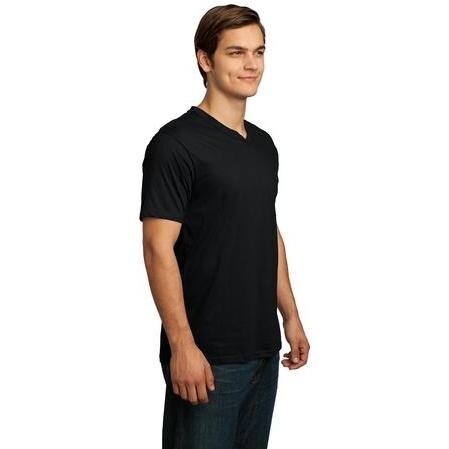 District Threads Perfect Weight V-Neck T-Shirt - Jet Black