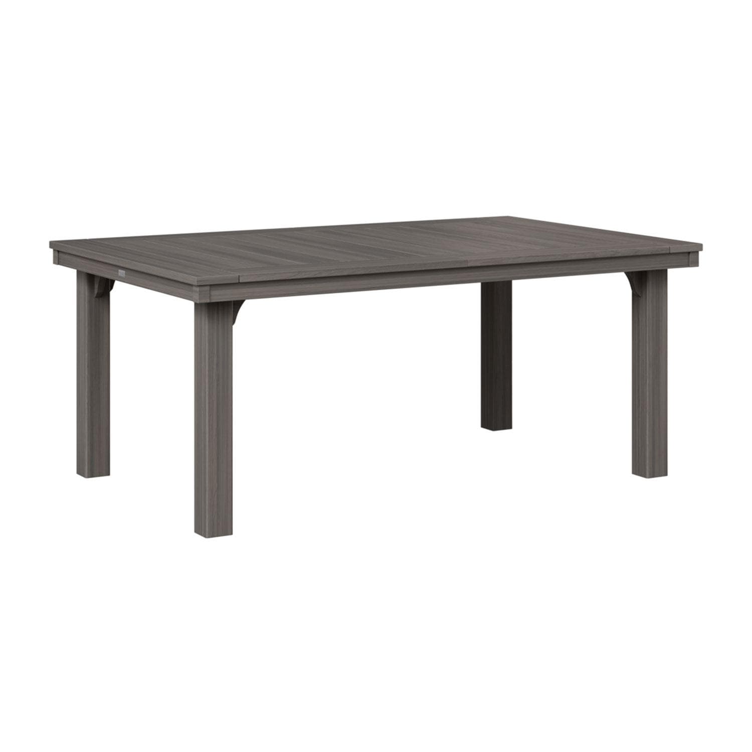 Berlin Gardens Homestead Natural Coastal Grey Rectangular Dining Set - Dining Table - White Background thumbnail