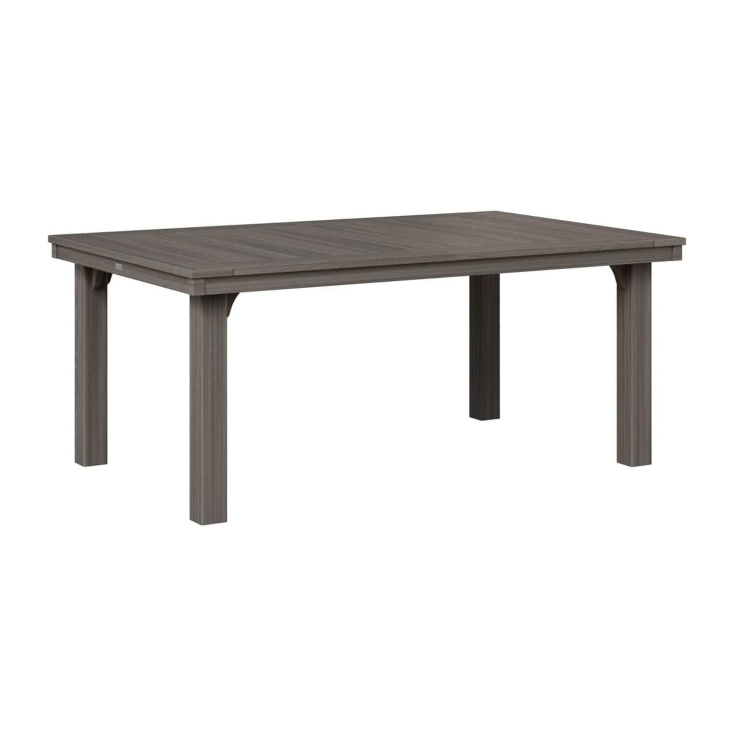 Berlin Gardens Homestead Natural Coastal Grey Rectangular Dining Set - Dining Table - White Background thumbnail
