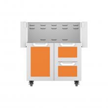 Hestan Double Drawer And Door Tower Cart For 30-Inch Gas Grill - Citra - GCR30-OR image