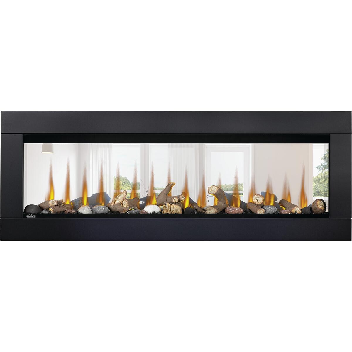 Napoleon NEFBD50HE 50-Inch CLEARion See-Thru Built-In Electric Fireplace - Log and Flame See Through thumbnail