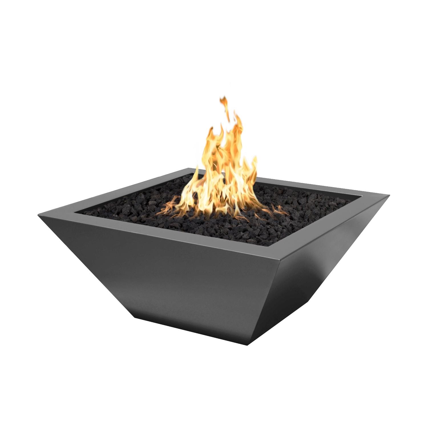 Top Fires by The Outdoor Plus Maya 36Inch Propane Fire Pit Gray