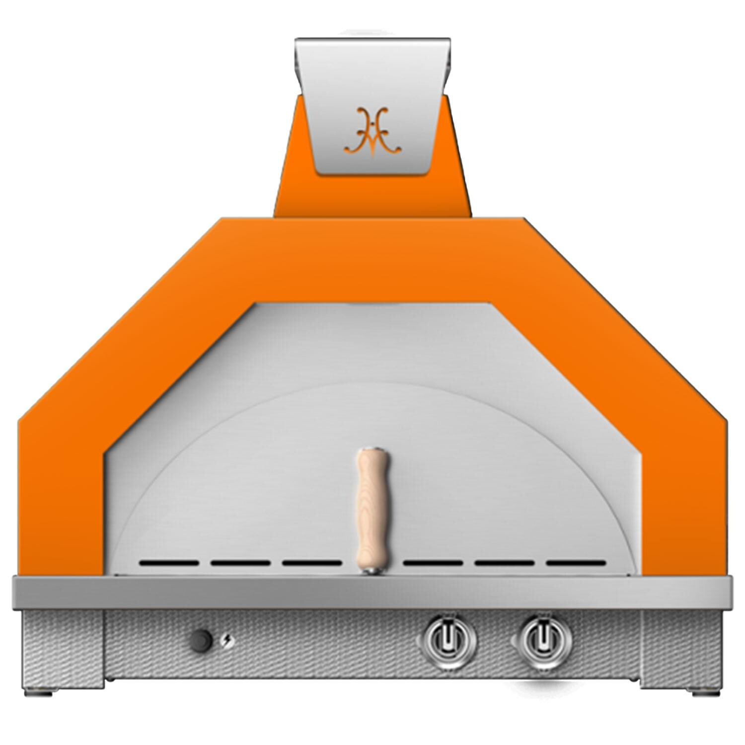 Hestan Campania 33-in Propane Pizza Oven w/ Color Kit in Citra - Display - White Background thumbnail