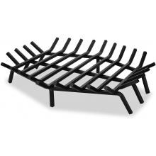 UniFlame 27-Inch Hex Shaped Steel Bar Fireplace Log Grate - C-1546 image