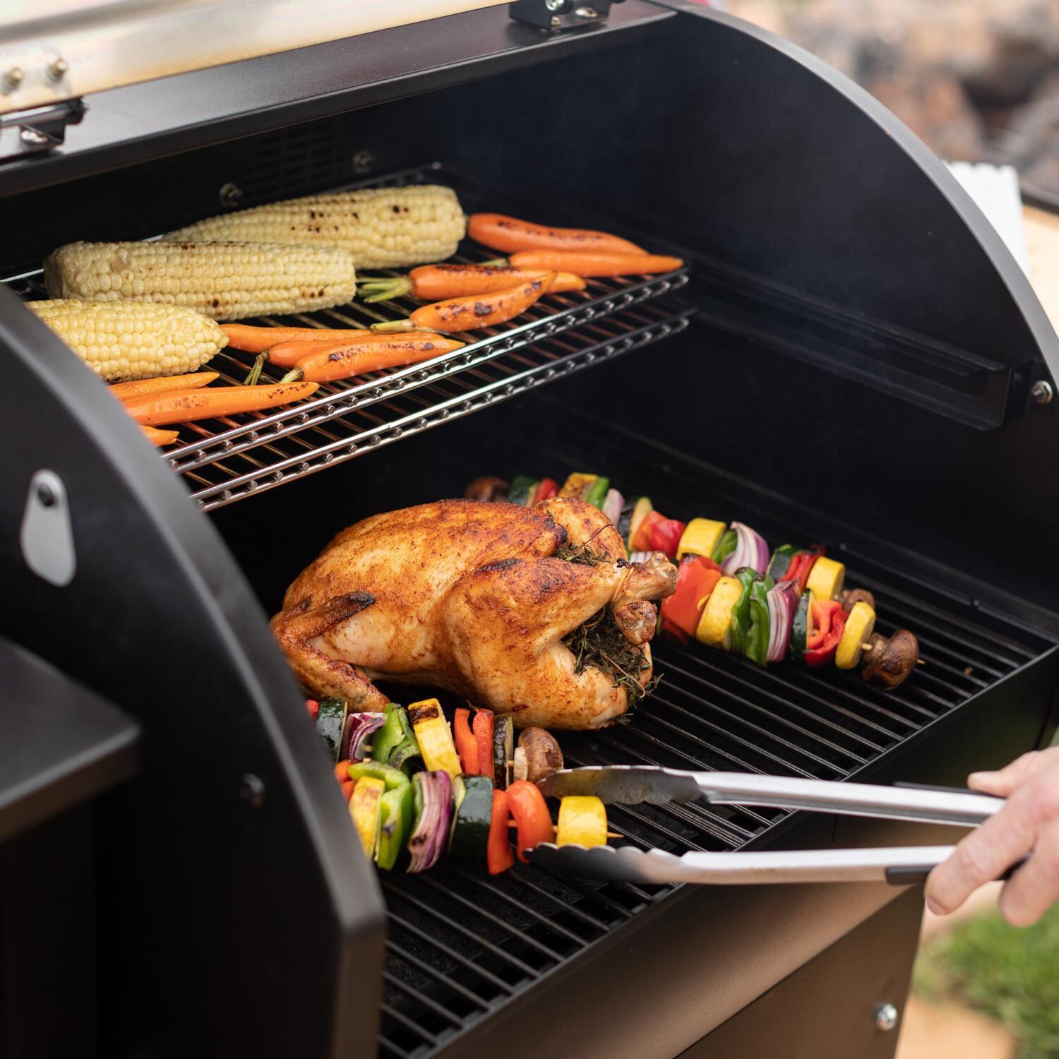 Camp Chef PG24XRSS 24-Inch WiFi Woodwind Pellet Grill With Sear Box - Cooking With The Top Rack thumbnail