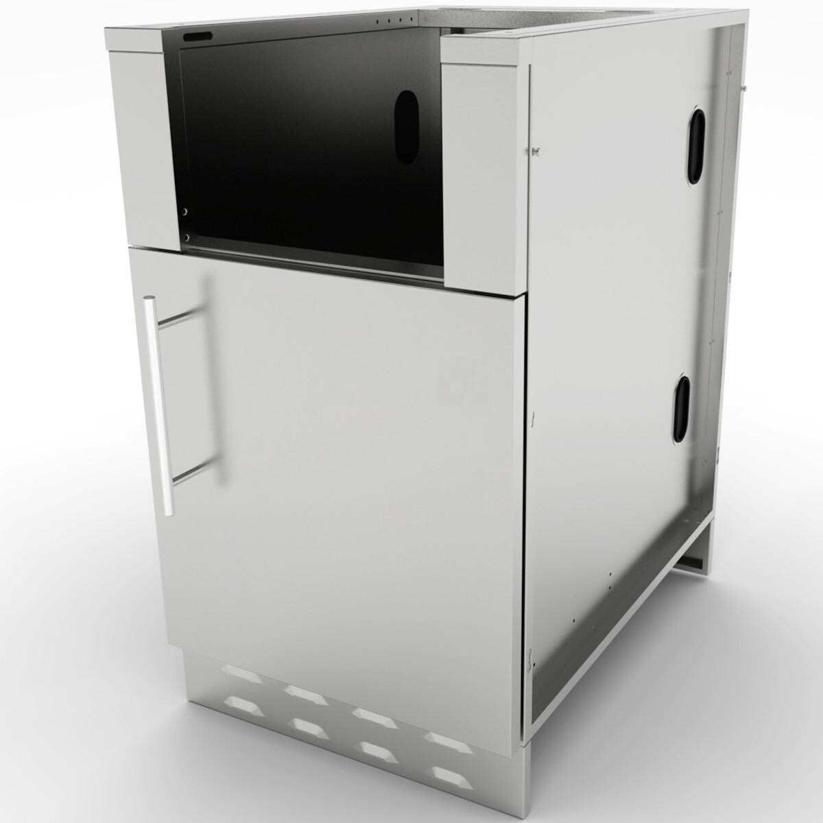 Sunstone 20-in Outdoor Kitchen Right Hinge Single Door Appliance Cabinet - SAC20CSDR