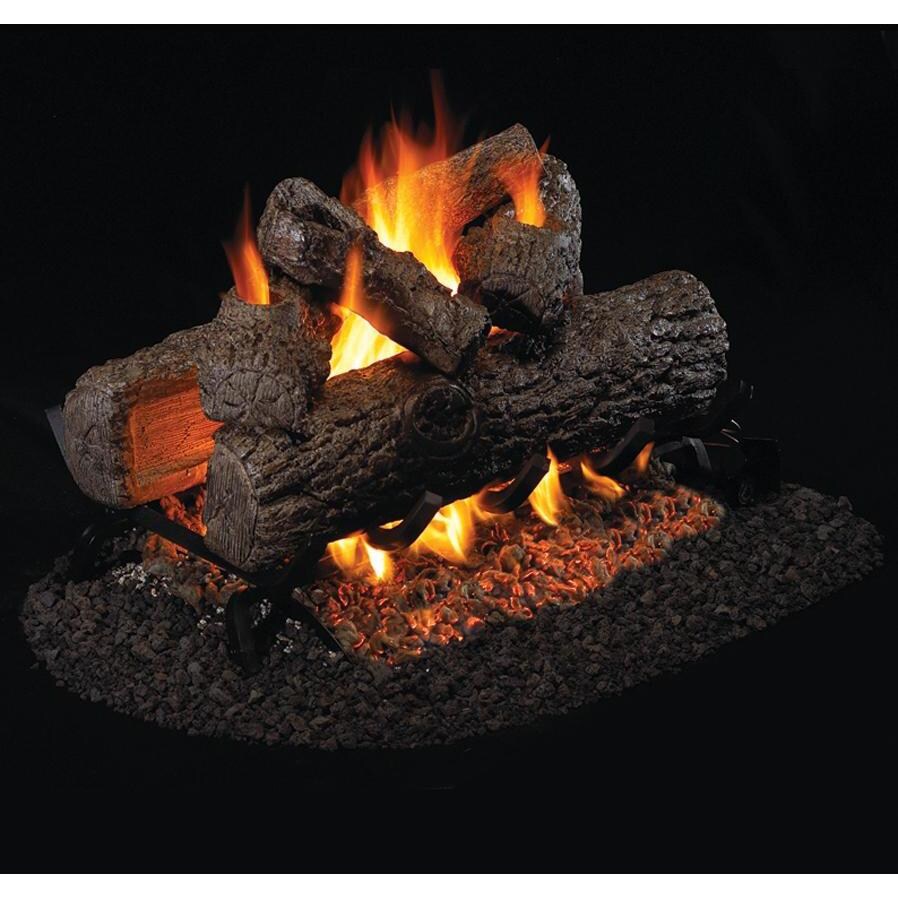Peterson Real Fyre 42-Inch Golden Oak See-Thru Vented Propane Gas Log Set W/ G4 Burner And Manual Safety Pilot