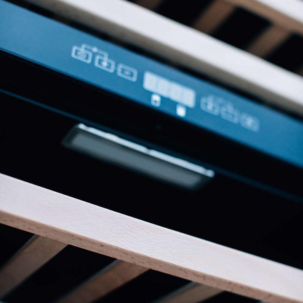 Summerset 24-Inch Outdoor Rated Dual Zone Wine Cooler - SSRFR-24WD - Controls thumbnail