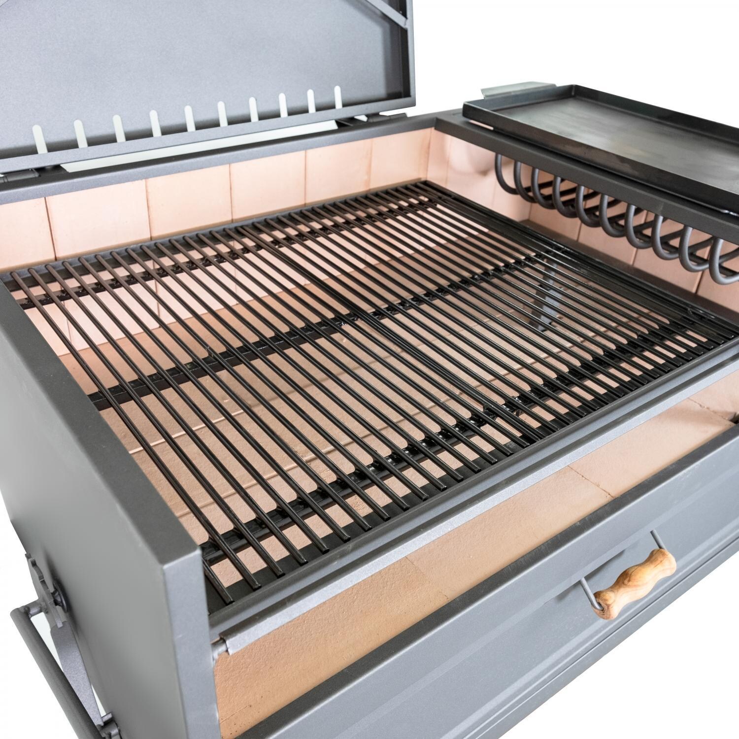 Nuke DELTACT02 47-Inch Argentinian-Style Countertop Gaucho Grill - Removable Cooking Grate thumbnail