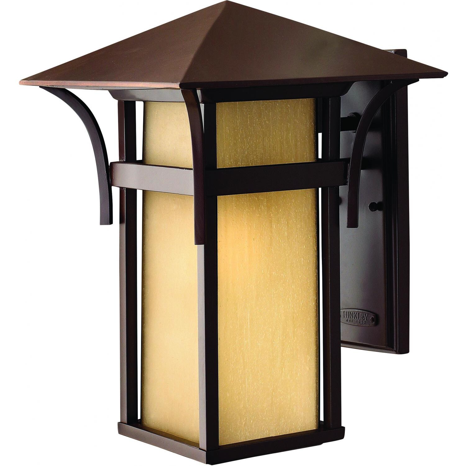 Hinkley Lighting Harbor One Light 16-Inch LED Outdoor Wall Light - Anchor Bronze - 2575AR-LED