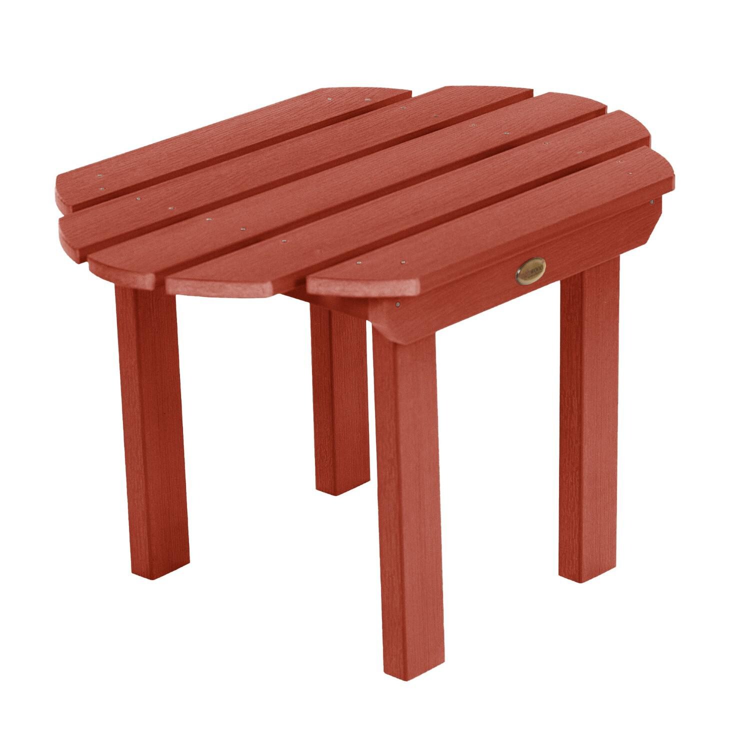 Lakeview Paradise Key Side Table - Rustic Red - Lifestyle thumbnail