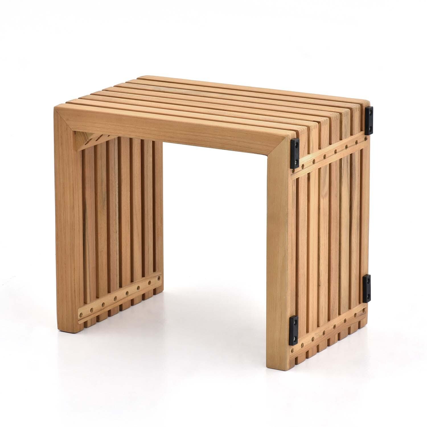 Carrbrook 8 Pc Set Teak Seating Set By Lakeview Outdoor Designs - Sofa Table Bottom View - Detail thumbnail