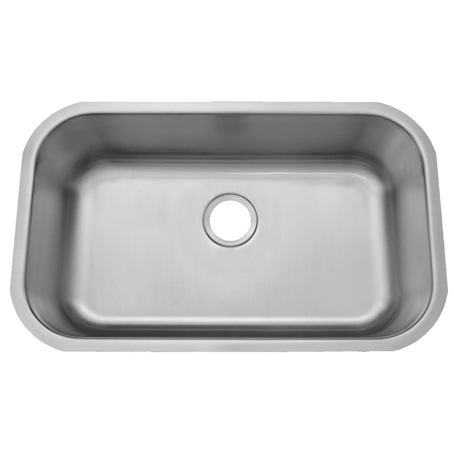 Huntington Brass ADA-868 + HBK1823301-J + LI-XD ADA Complaint 30 X 18 Stainless Steel Outdoor Sink with Huntington Brass Dual Spray European Style Pull Down Faucet and Strainer Basket - Sink - White Background thumbnail