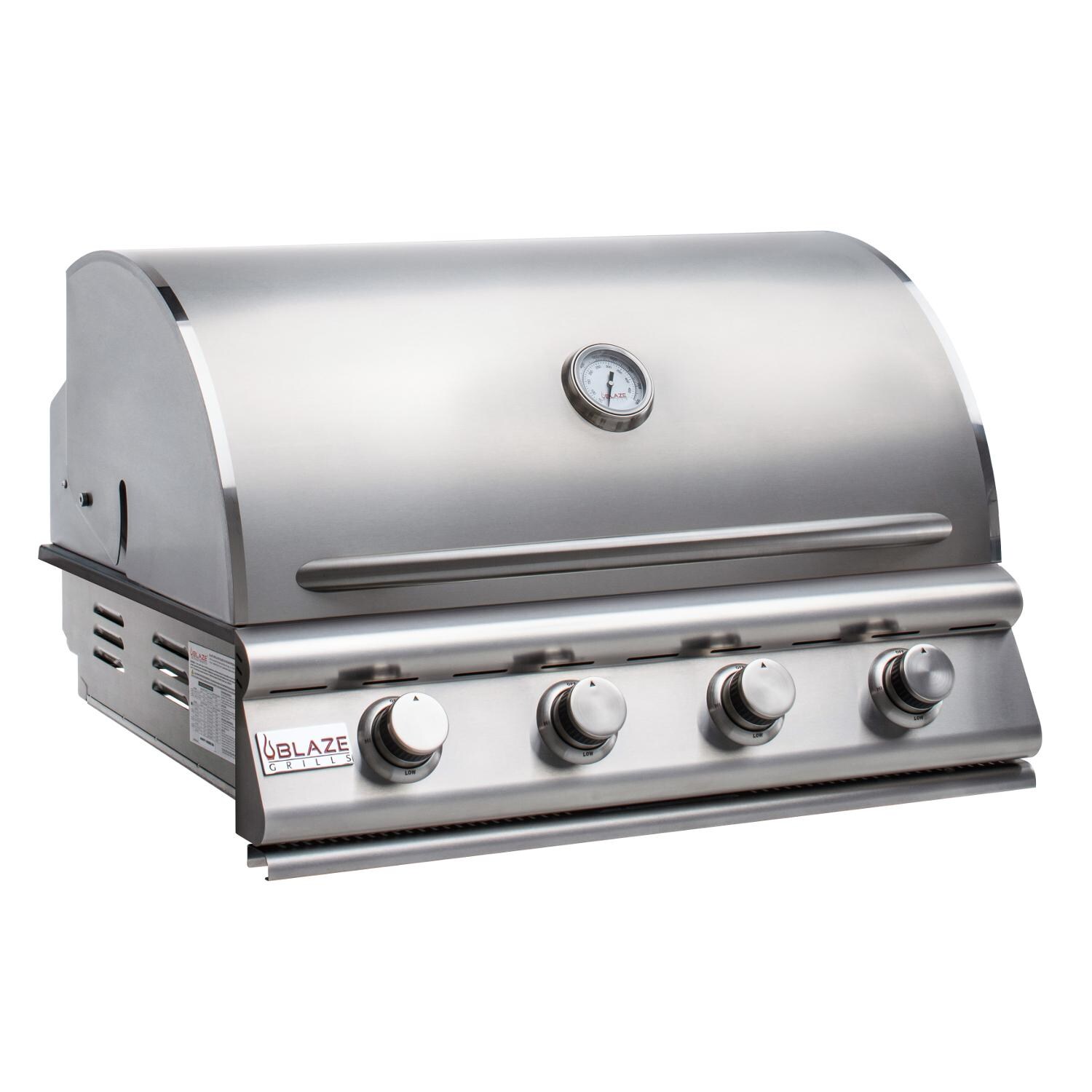 Blaze - BLZ-4LBM-LP - Prelude LBM 32-Inch 4-Burner Built-In Propane Gas Grill thumbnail