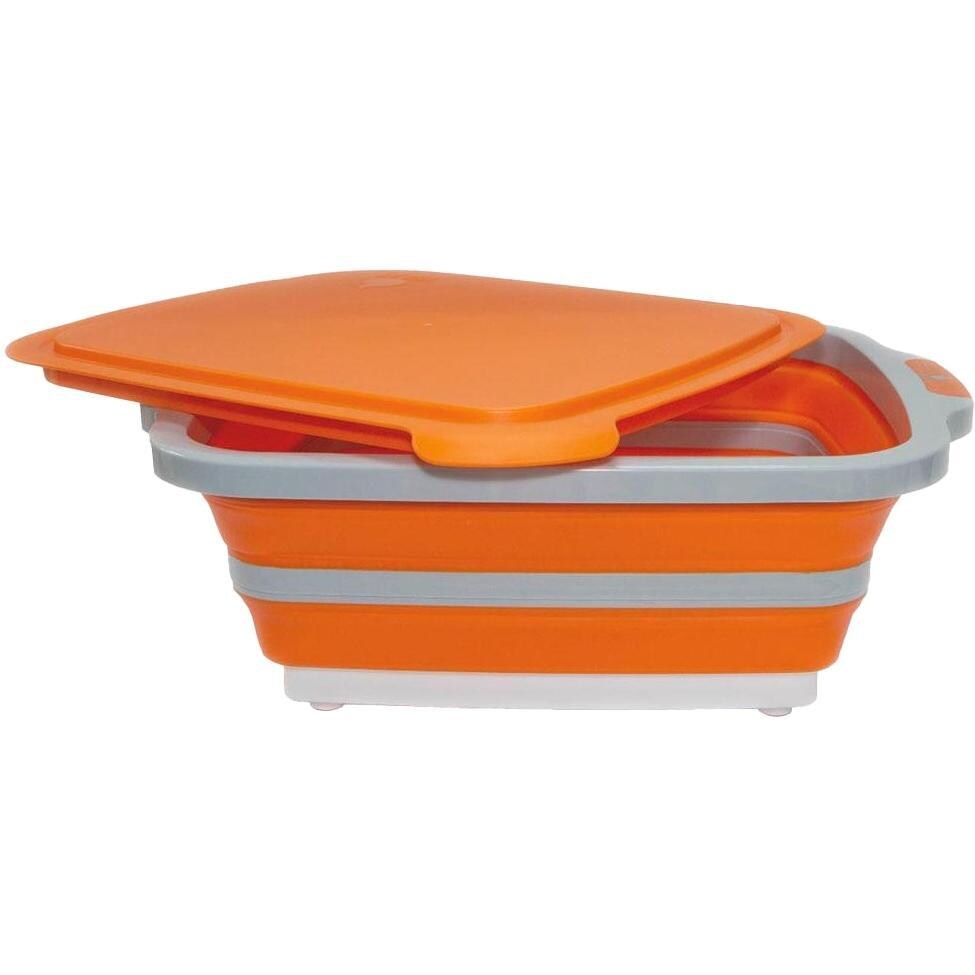 Drip EZ Prep and Rest Bundle - Classic Orange - Prep Tub - With Lid - White Background thumbnail