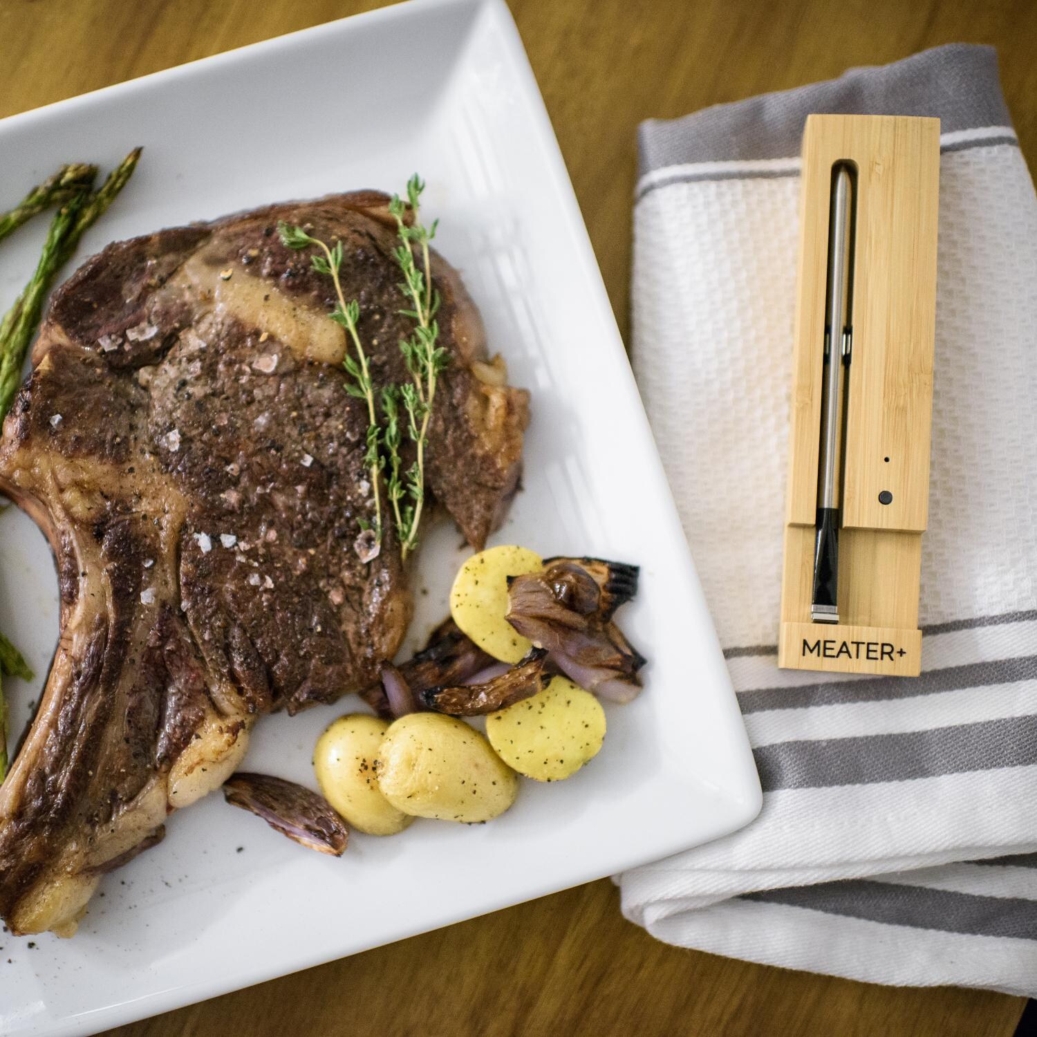 MEATER+ Extended Range Wireless Bluetooth Smart Meat Thermometer