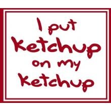 Attitude Aprons Ketchup On My Ketchup Childrens Apron image