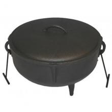 Cajun Classic 5-Gallon Seasoned Cast Iron Jambalaya Pot - GL10442AS image