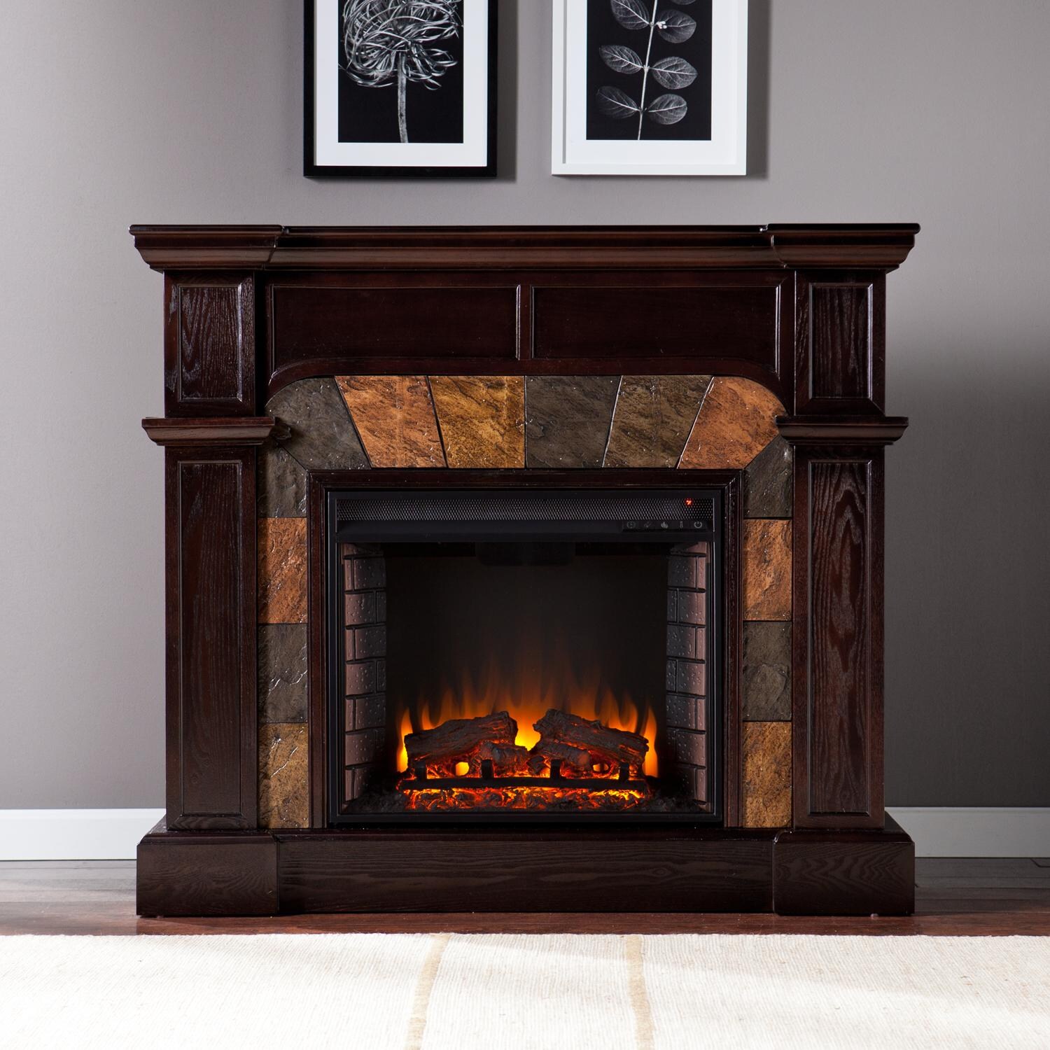 Southern Enterprises Cartwright 45 Inch Electric Fireplace W Corner Southern Enterprises Cartwright 45 Inch Electric Fireplace W Corner Convertible Mantel Classic Espresso