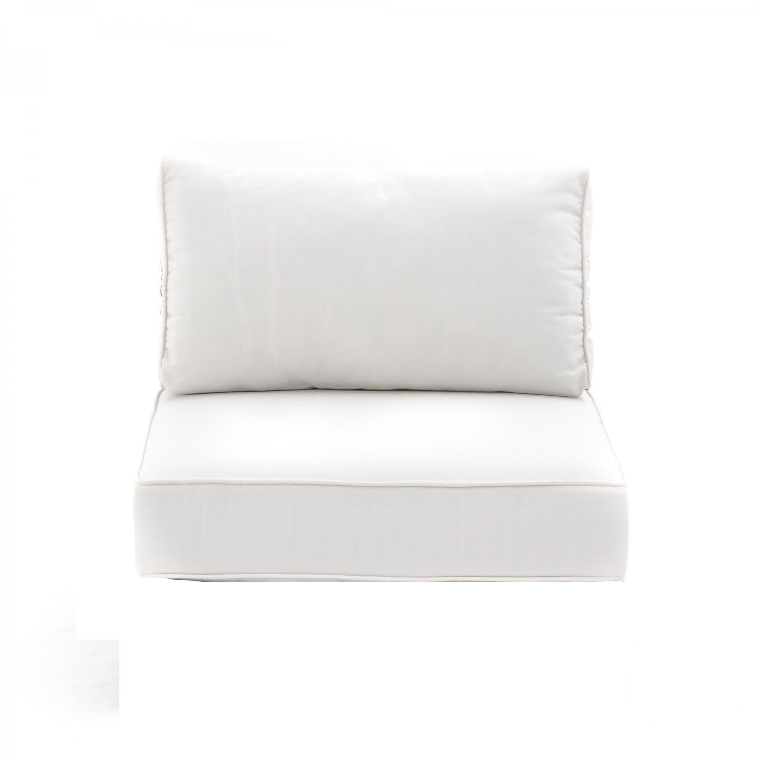 Avery Island Replacement Armless Sectional Club Chair Cushion Set W