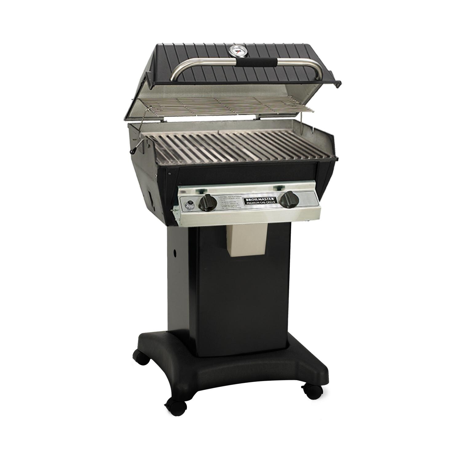Broilmaster R3 Infrared Propane Gas Grill On Black Cart