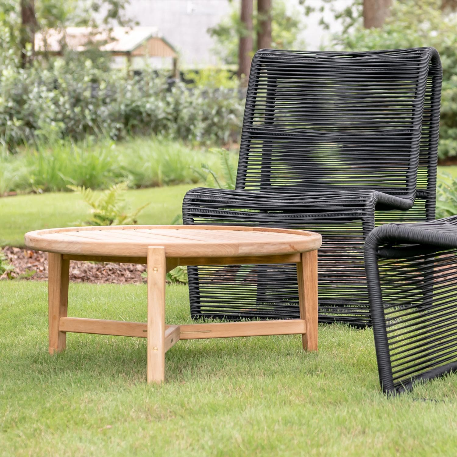 Teak + Table Atlantic Teak Patio Coffee Table - Lifestyle thumbnail