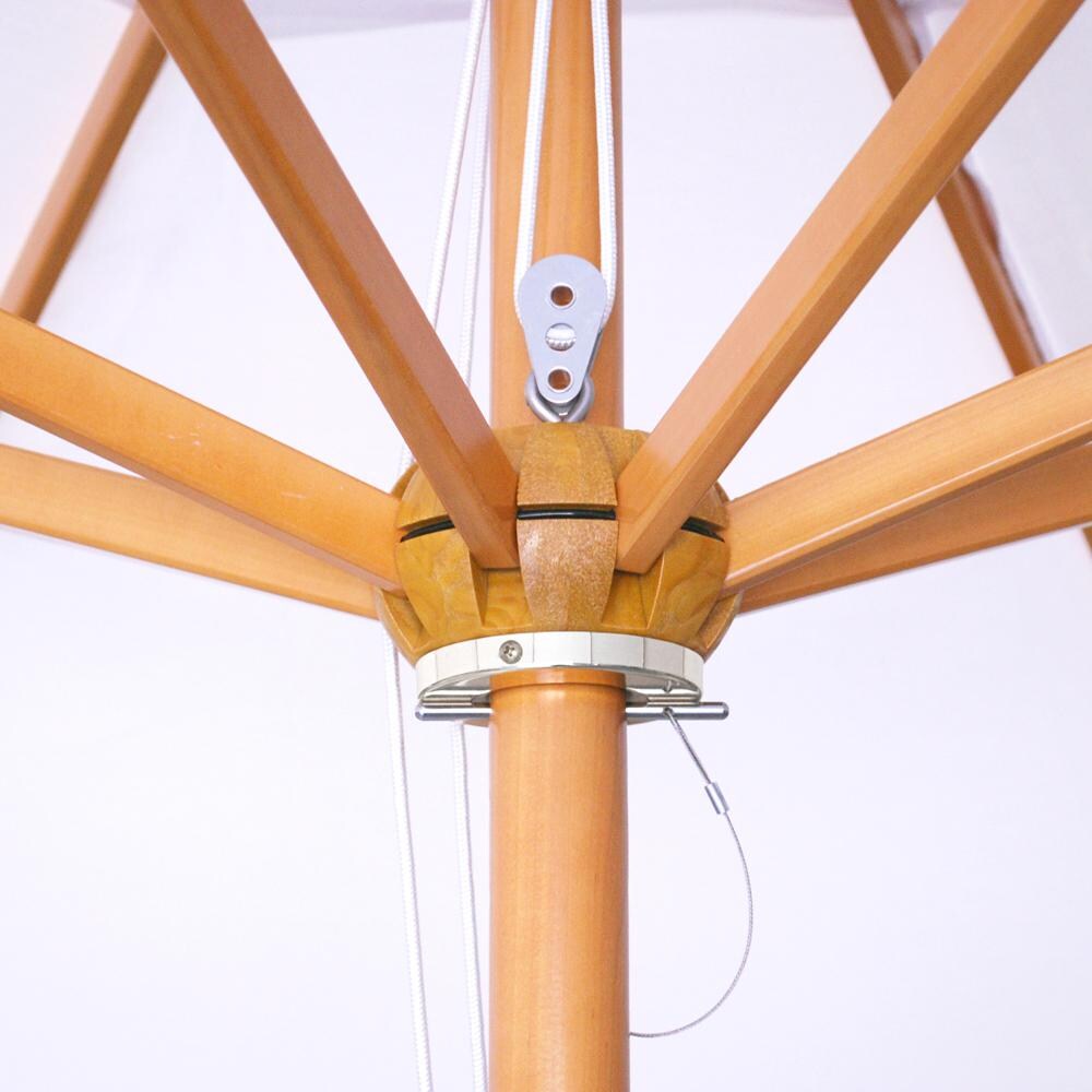 Galtech 11 Ft. Octagonal Patio Umbrella W/ Pulley Lift - Hub Detail thumbnail