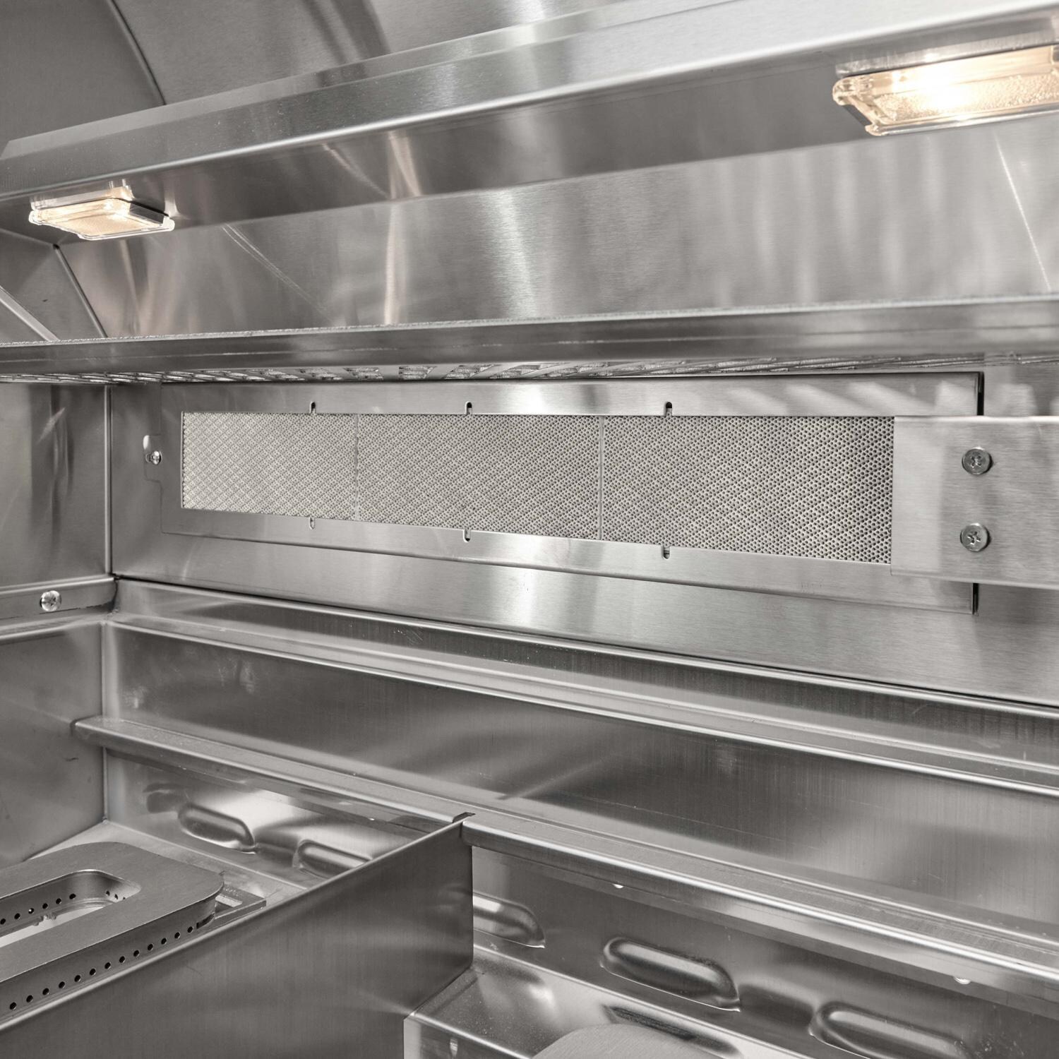 Coyote Outdoor Living 30 Inch SL-Series Built-In Natural Gas Grill - Rear Burner - Detail thumbnail