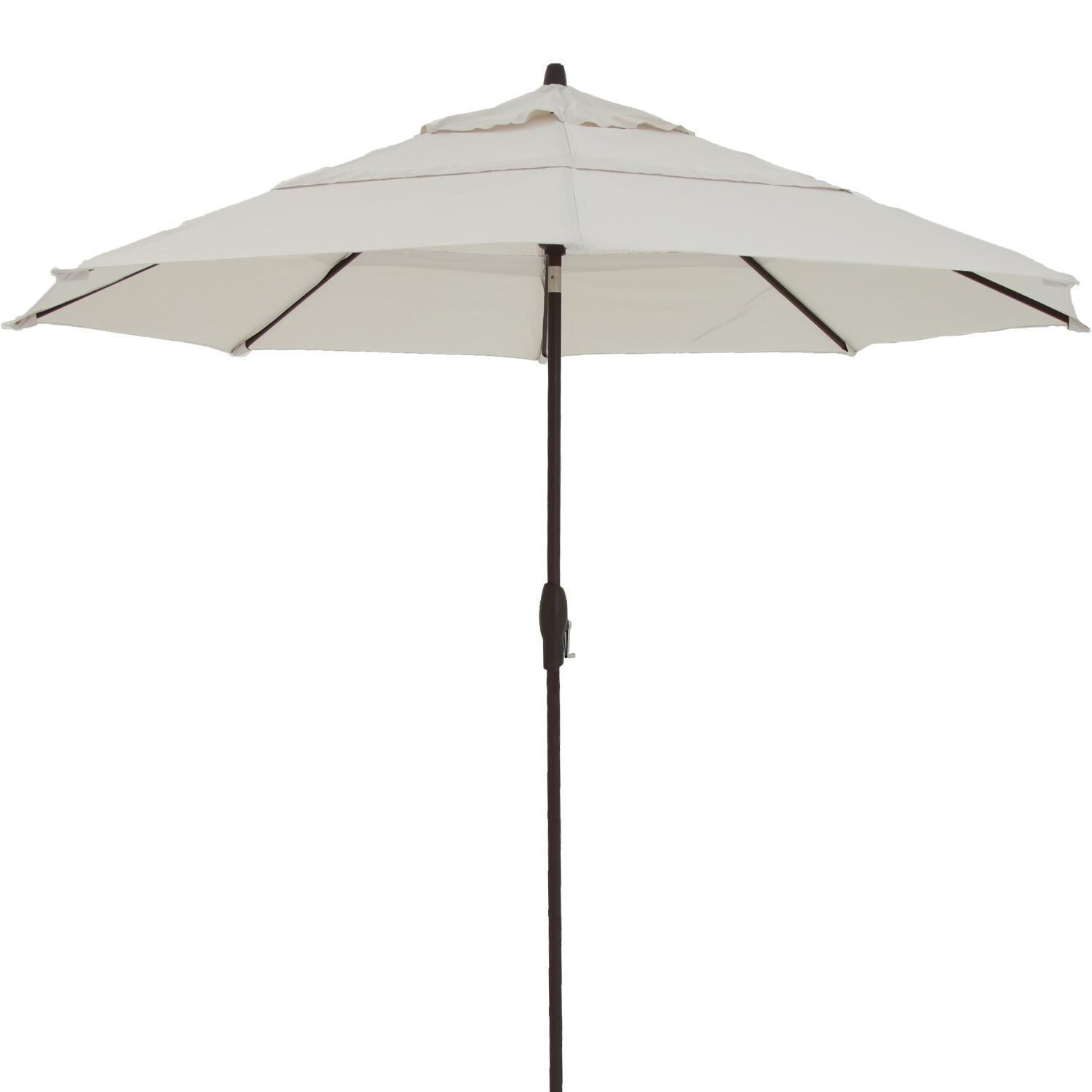 Treasure Garden 11 Ft. Octagonal Aluminum Auto Tilt Patio Umbrella W