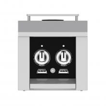 Hestan Built-In/Cart Mounted Natural Gas Double Side Burner - Stealth - AGB122-NG-BK image