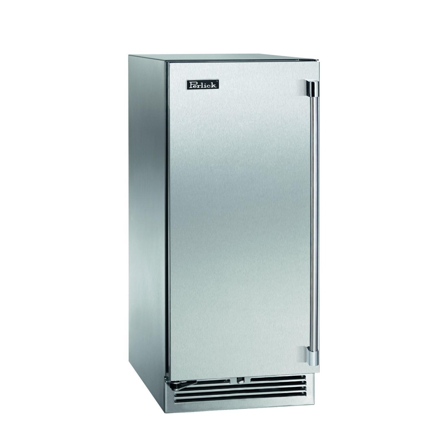 Perlick HP15RM-4-1LL 15-Inch Signature Series Stainless Steel Outdoor Refrigerator w/ Door Lock thumbnail