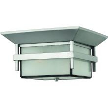 Hinkley Lighting Harbor One Light 12-Inch LED Outdoor Ceiling Light - Titanium - 2573TT-LED