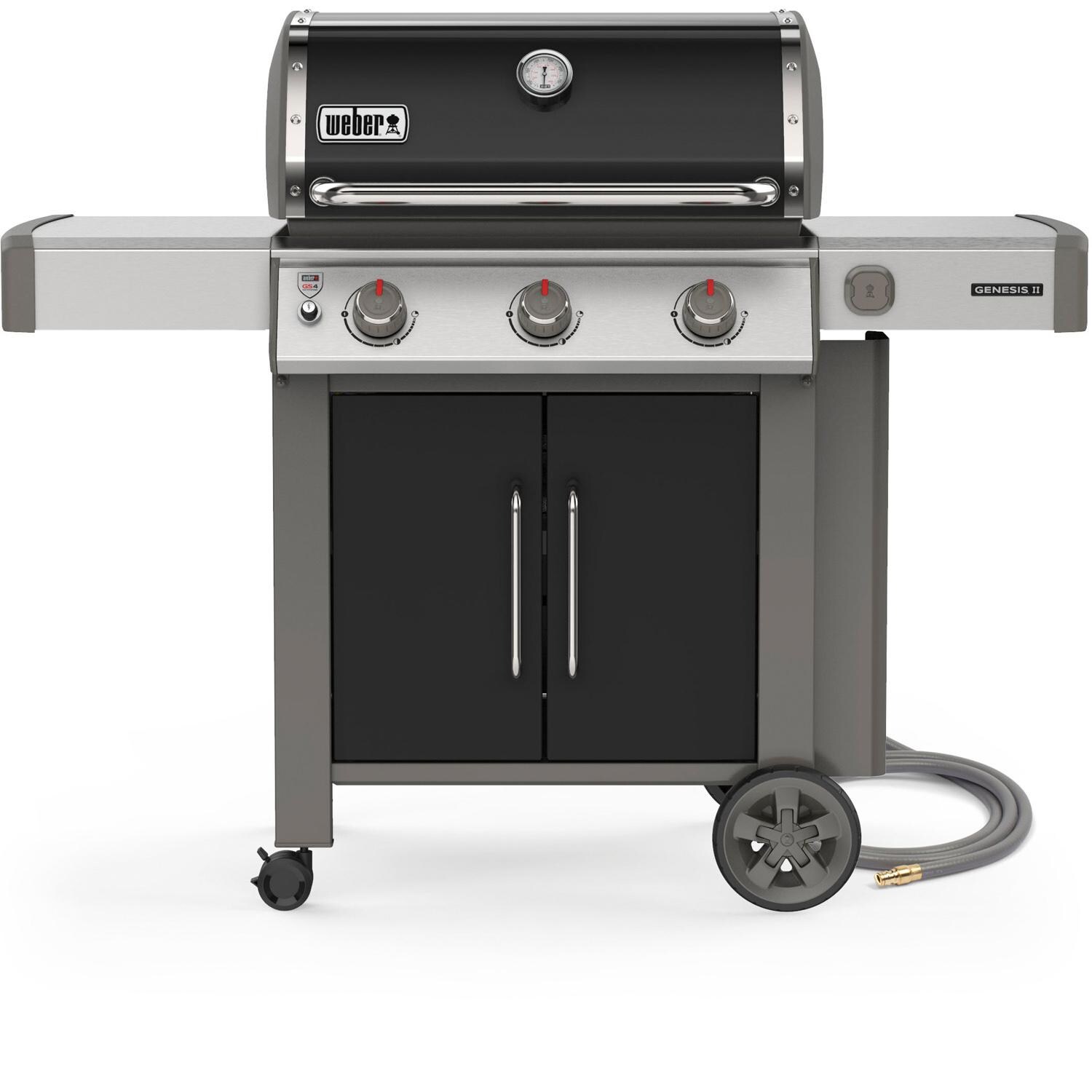 er Genesis II E315 Natural Gas Grill Black 66015001 BBQGuys