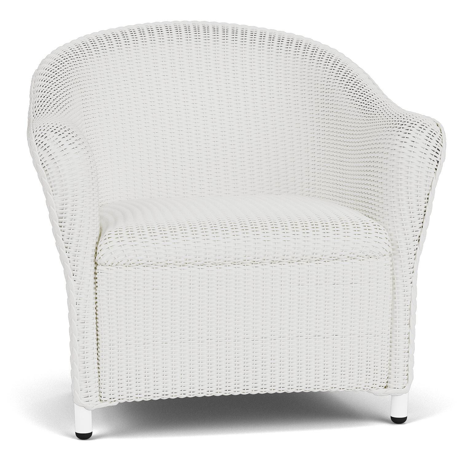 Lloyd Flanders Reflections 3-Piece Seating Set W/ Lounge Chairs in Matte White Finish - Lounge Chair Angled thumbnail