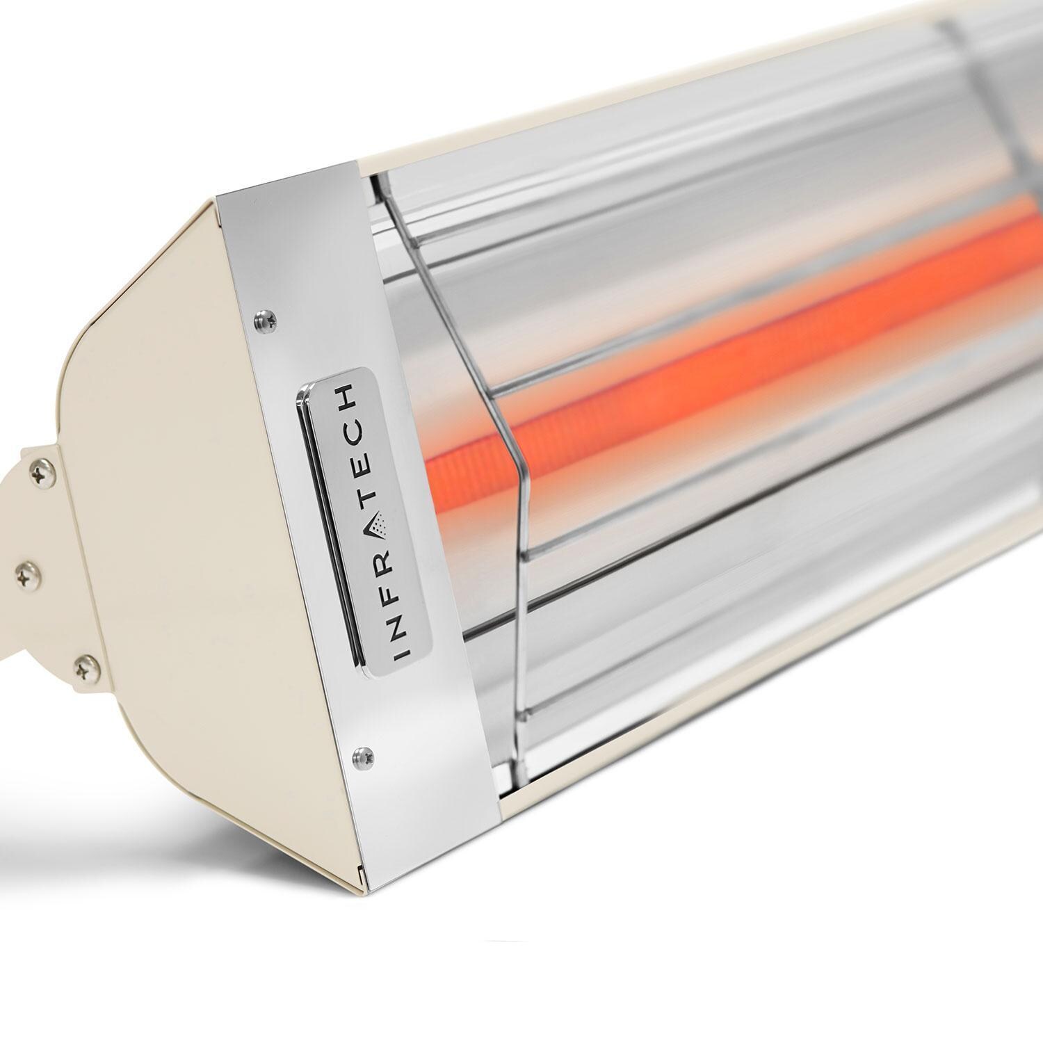 Infratech W-Series 48 Inch 2600W Single Element Electric Patio Heater - 240V - Almond - W2624AL