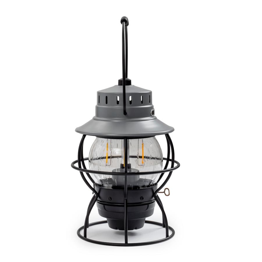 Barebones Living Railroad Lantern - Slate Gray - LIV-282