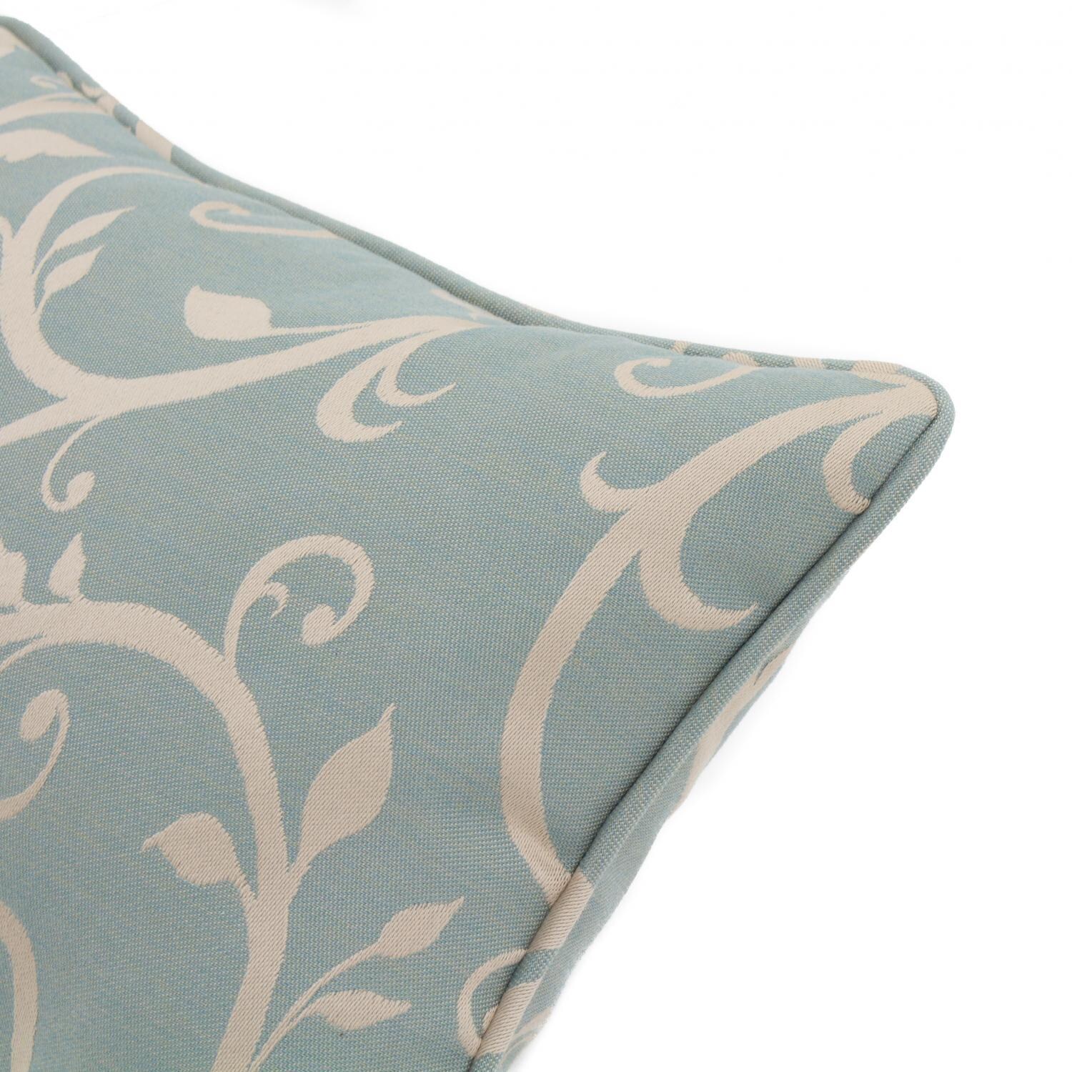 BBQGuys Signature Series 13 X 18 Outdoor Lumbar Pillow - Angled View thumbnail