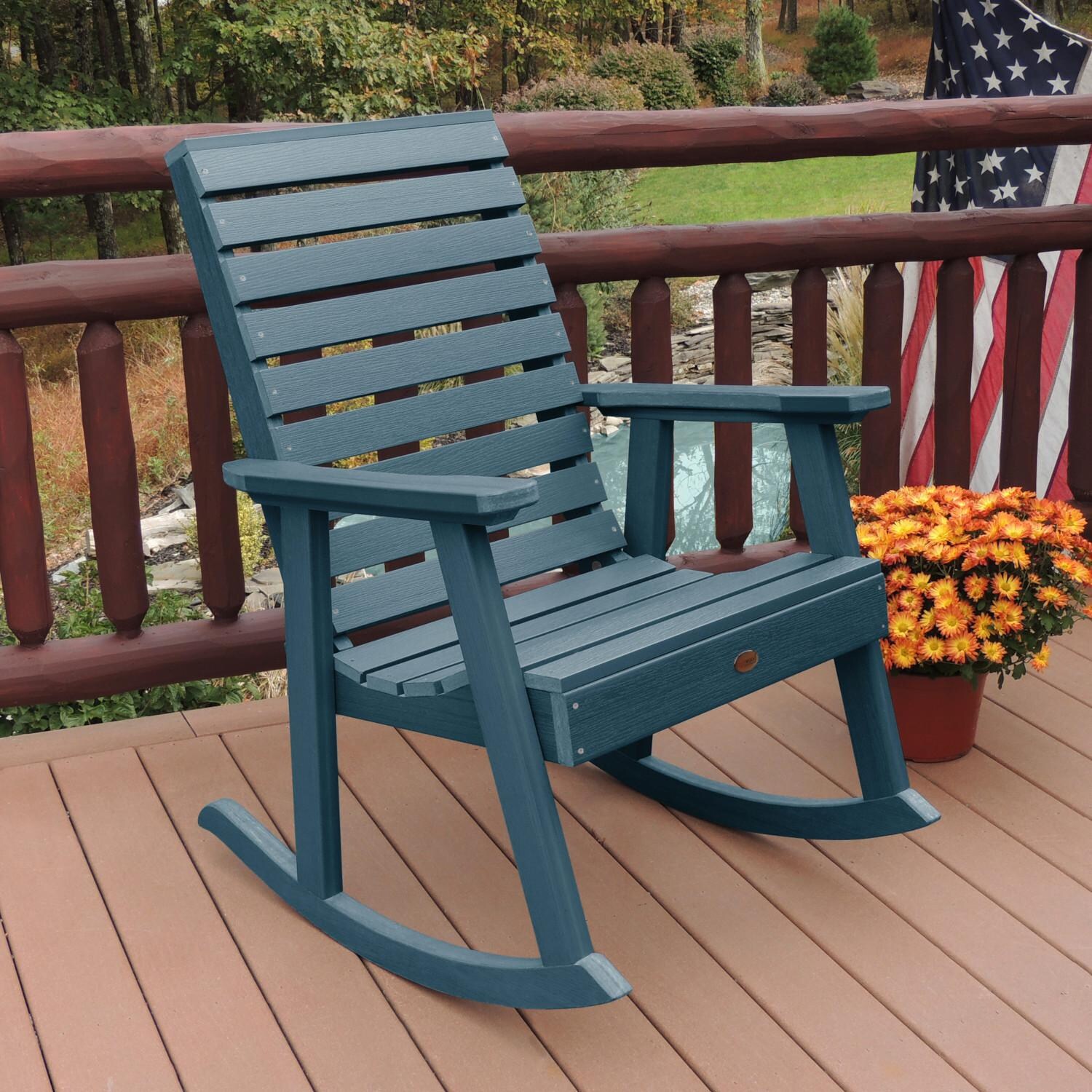 Highwood USA Weatherly Rocking Chair - Nantucket Blue image