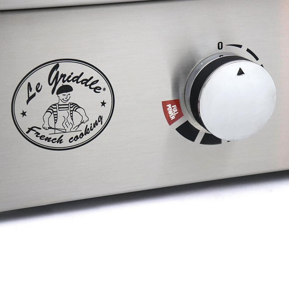 Le Griddle - GEE75 - Original 30-Inch Electric Griddle - Control Panel Closeup thumbnail