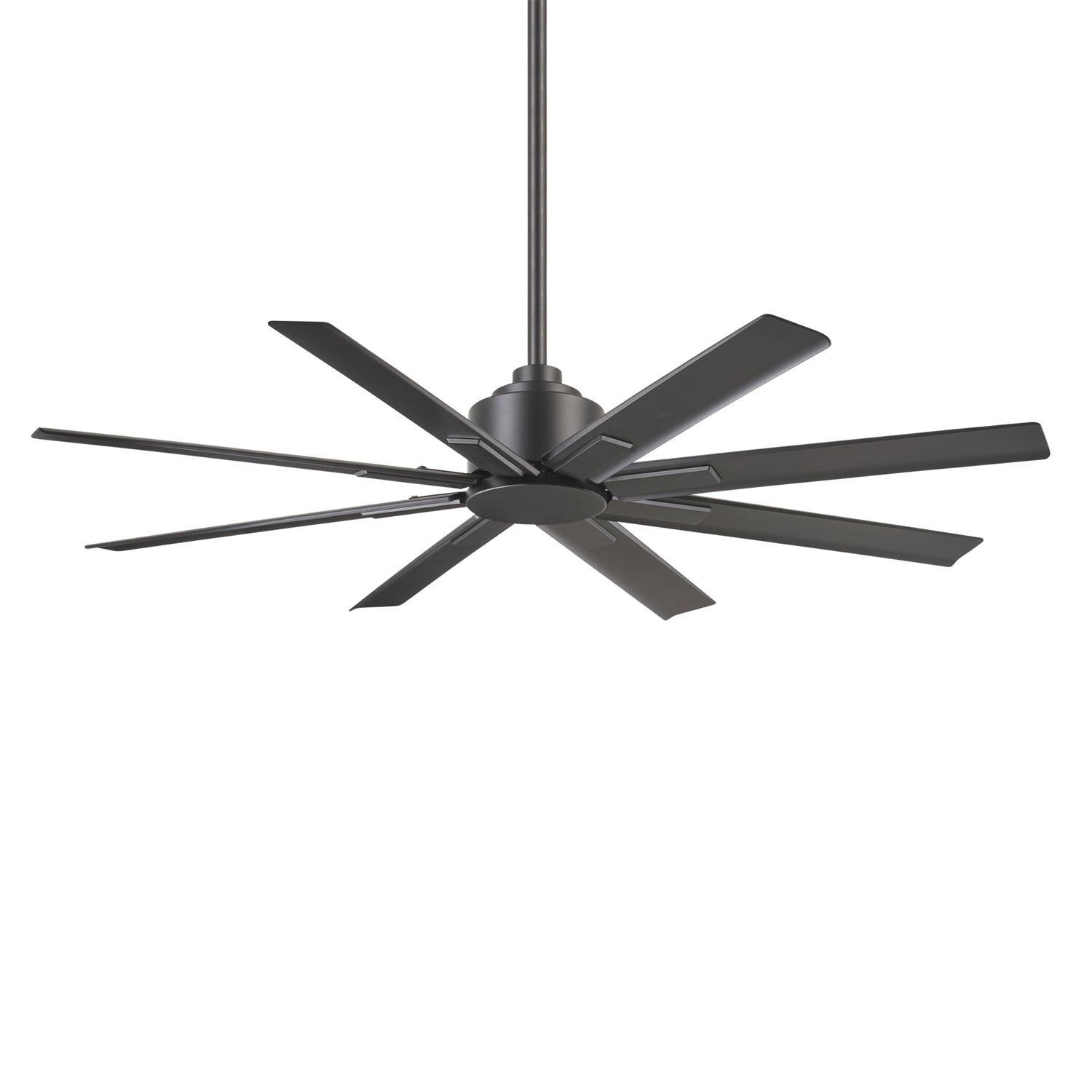 Minka-Aire XTREME H20 52-Inch 8 Blade Outdoor Fan in Smoked Iron with Remote Control - F896-52-SI