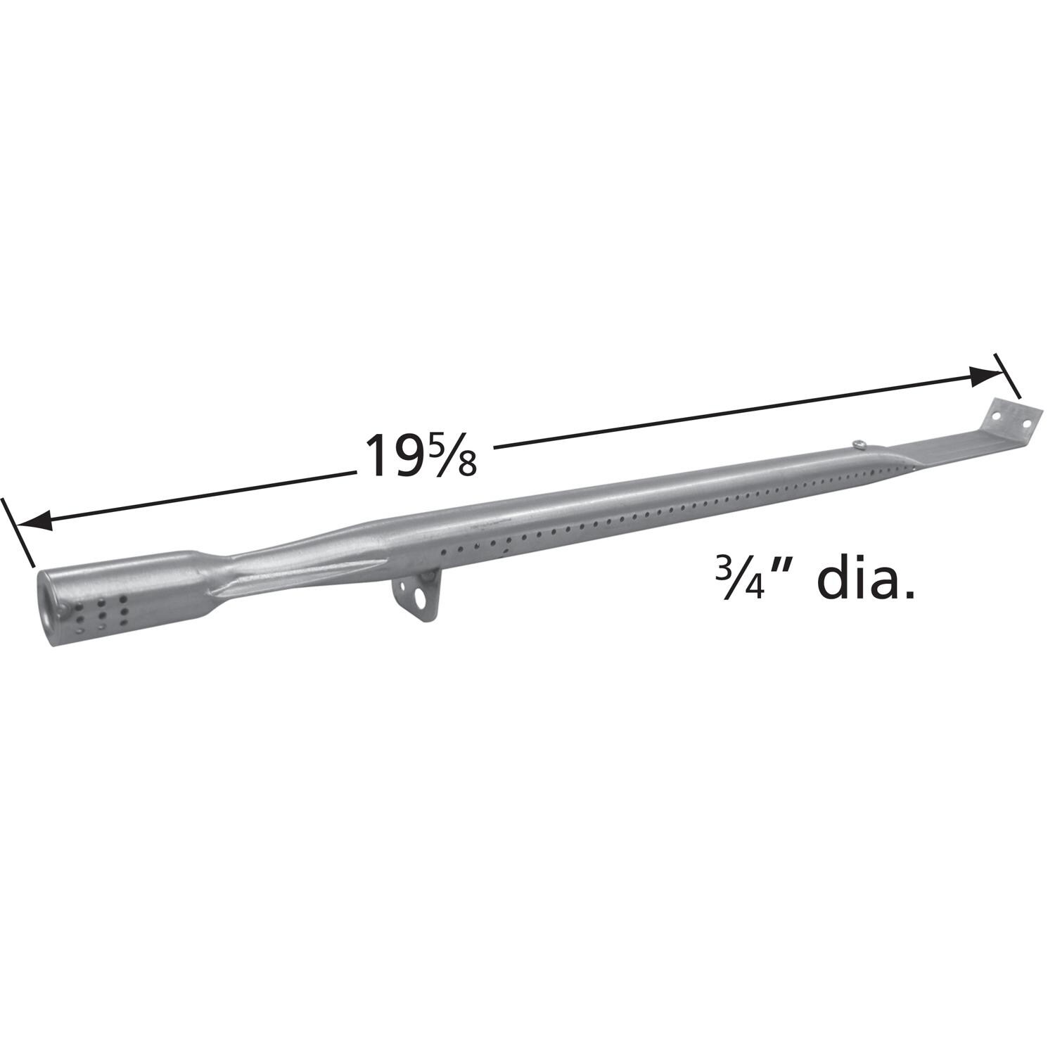 Stainless Steel Straight Pipe Burner - 14281 - Dimensions thumbnail