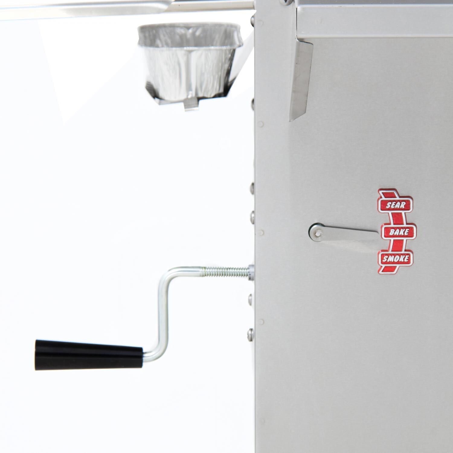 Hasty-Bake Gourmet Stainless Steel Charcoal Grill - Charcoal Tray Crank Handle thumbnail