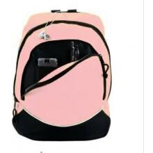 Augusta Tri-Color Small Backpack - Light Pink/Black image