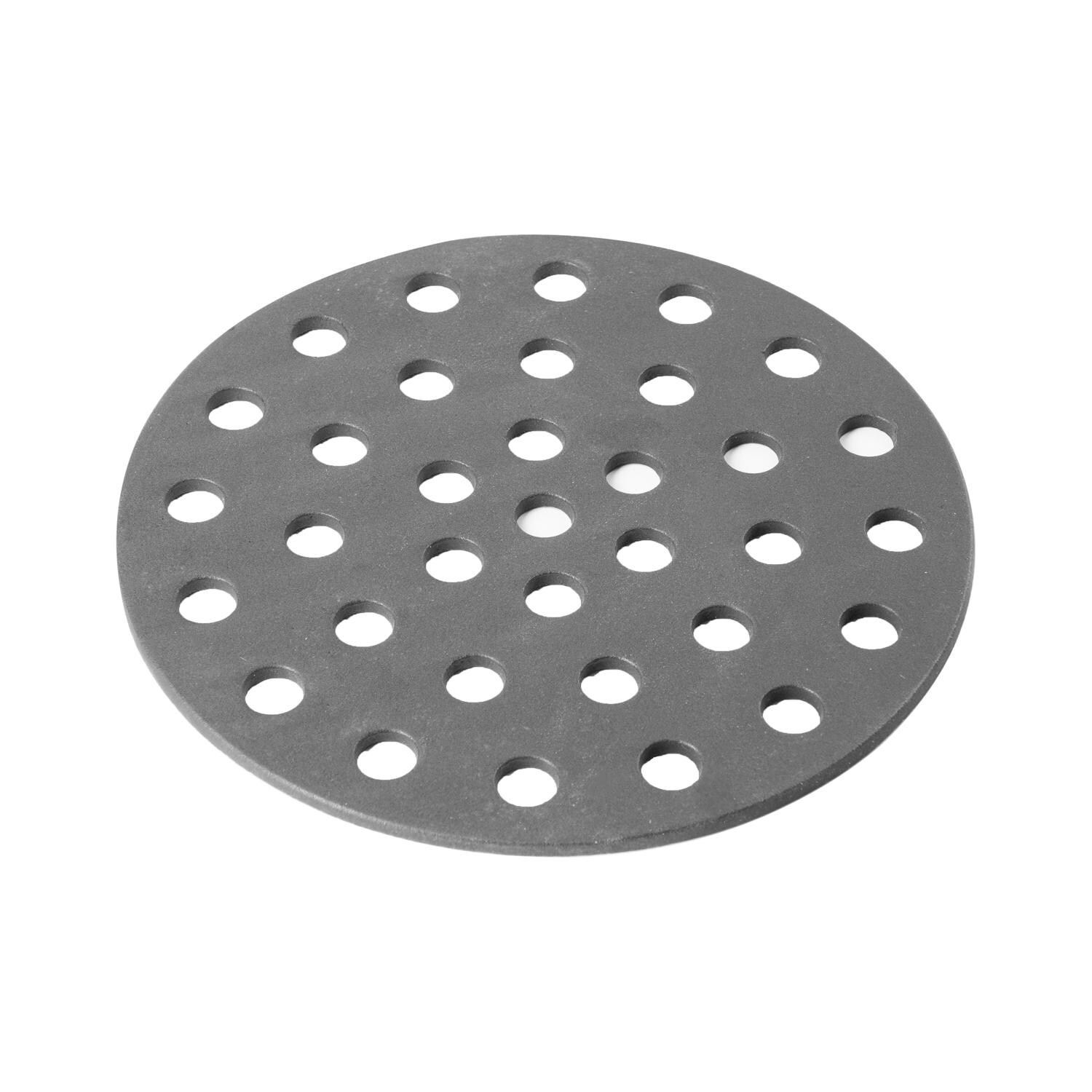 BBQGuys Signature Series Cast Iron Charcoal Fire Grate For Kamado Grills - Fits Big Green Egg Large & Kamado Joe Classic - BBQ-KCF-10 image