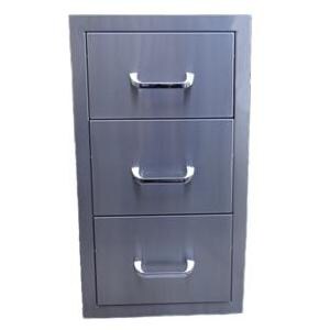 RCS 17-Inch Triple Access Drawer - Front View thumbnail